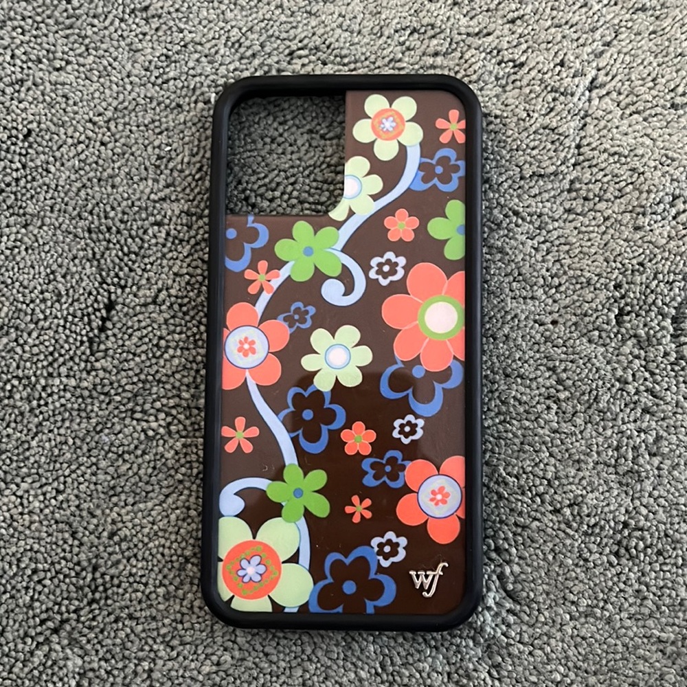 far out floral wildflower iphone 12 pro max case